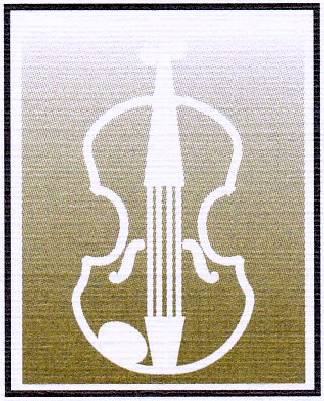 Logo showing violin